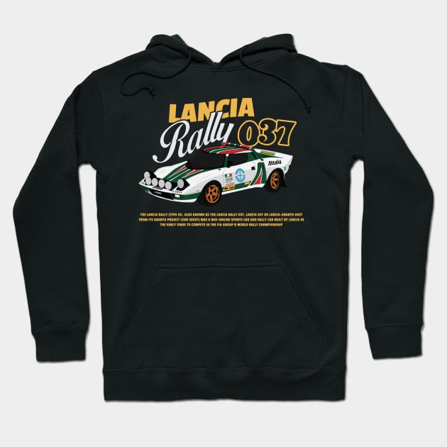 Lancia Rally 037 Hoodie by kindacoolbutnotreally